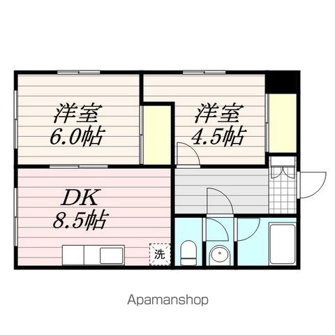 千葉市花見川区検見川町のマンションの間取り