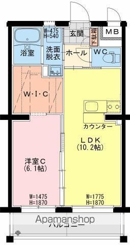 メゾン アバントの間取り写真