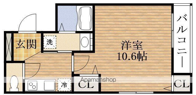 フジパレス山之内II番館の間取り写真