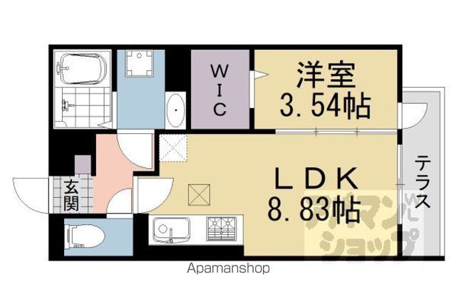 アイル京都宇治西の間取り写真