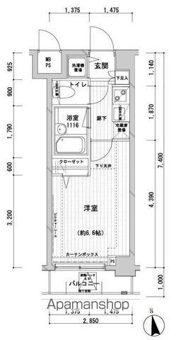 メインステージ桜上水の間取り