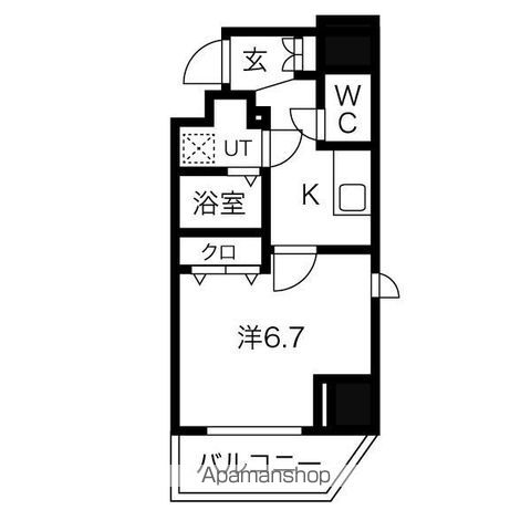 アクアプレイス江戸堀の間取り写真