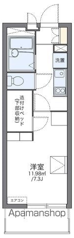 レオパレスブルースカイの間取り写真
