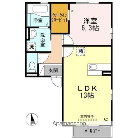 セジュール・シャルマンの間取り写真