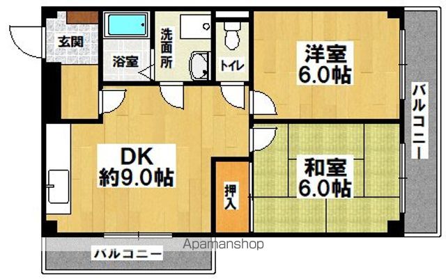 ジョイフルハイツIIの間取り写真