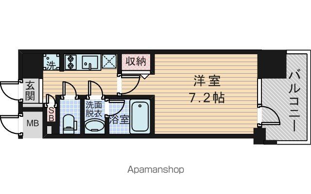 スプランディッド十三本町の間取り写真