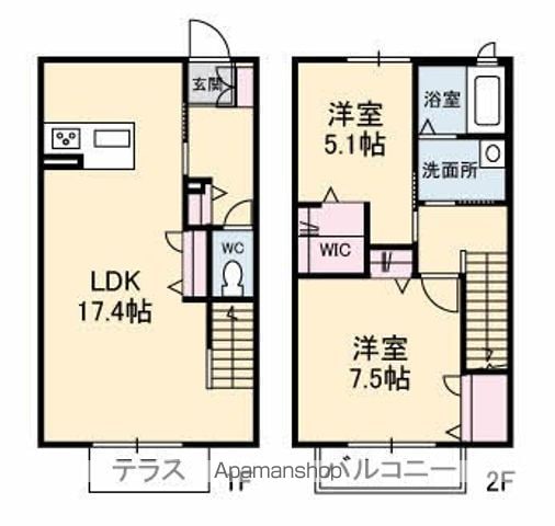 シャーメゾン庄町の間取り写真