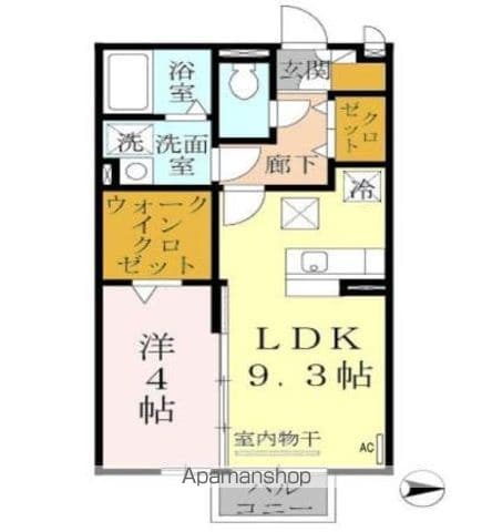 フロント リバーの間取り写真