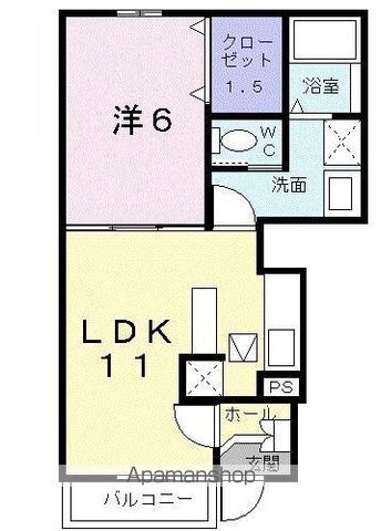 アメニティーハイツ川島IIの間取り写真