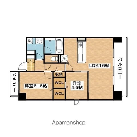 ALICE GARDEN ESAKAの間取り写真
