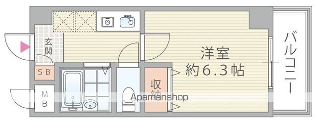 北梅田サニーアパートメントの間取り写真