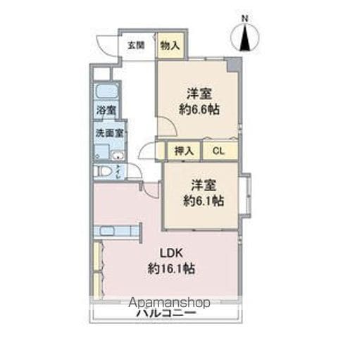 リアン東山の間取り写真