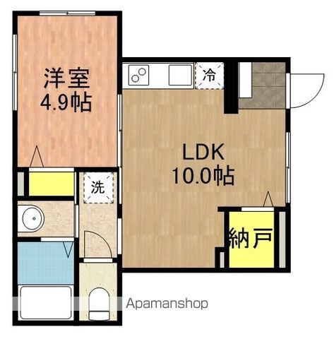 総武本線 船橋駅 徒歩9分 3階建 築9年の間取り写真
