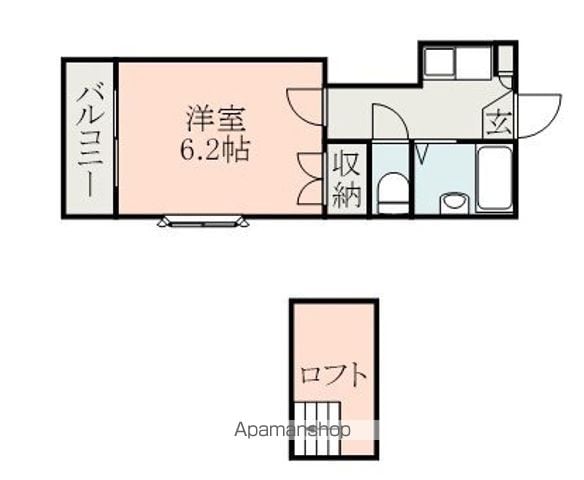 NICE帯山B棟の間取り写真