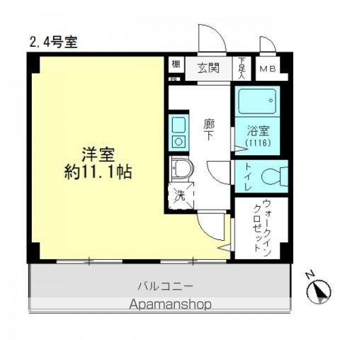 ロジュマンの間取り写真