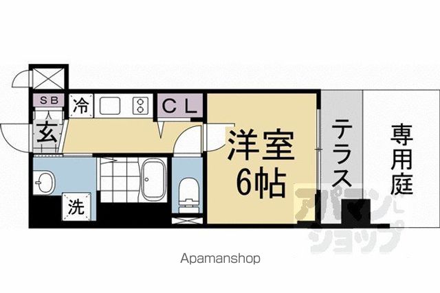 アクアプレイス京都千本丸太町の間取り写真