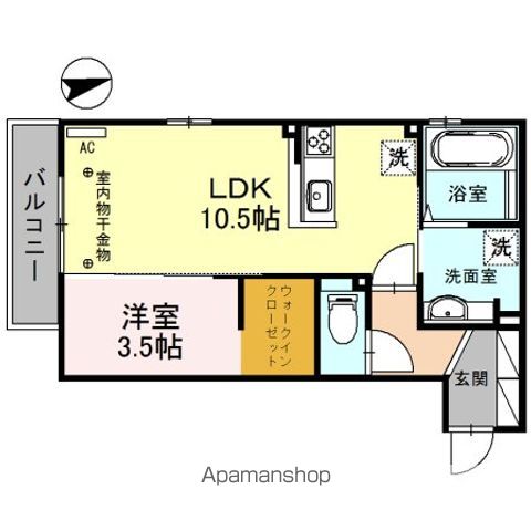 LE CALMEの間取り写真
