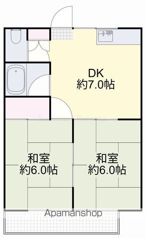 アルフィー政津の間取り写真
