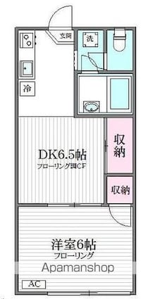 東京都杉並区成田東５丁目[1DK/30.1m2]の間取図
