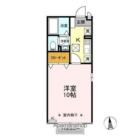 リビングタウン上並榎 ABの間取り写真