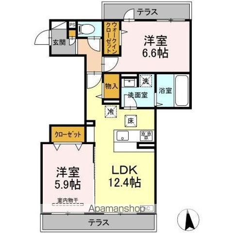 メゾン ド ネージュ東戸塚の間取り写真