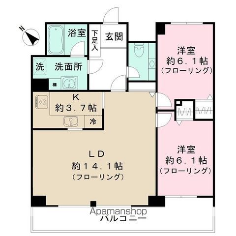 コリーヌ代官山の間取り写真