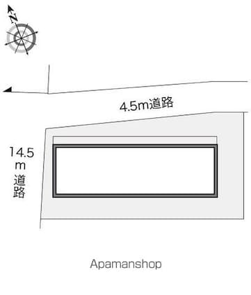 レオパレス京橋南[1K/26.08m2]の配置図
