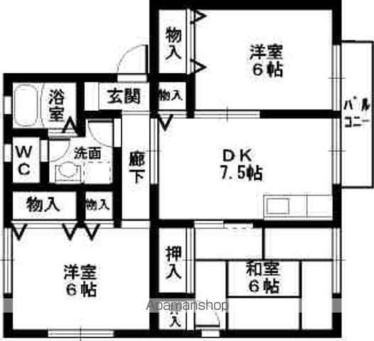 【ヤマイチＰＬＡＺＡセジュール２番館の間取り】