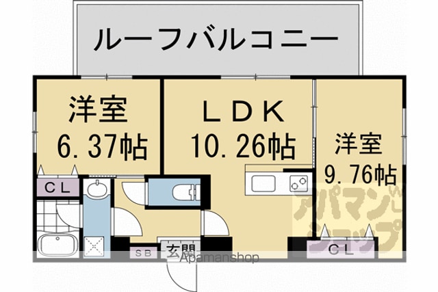 ヴィラ神宮北の間取り写真