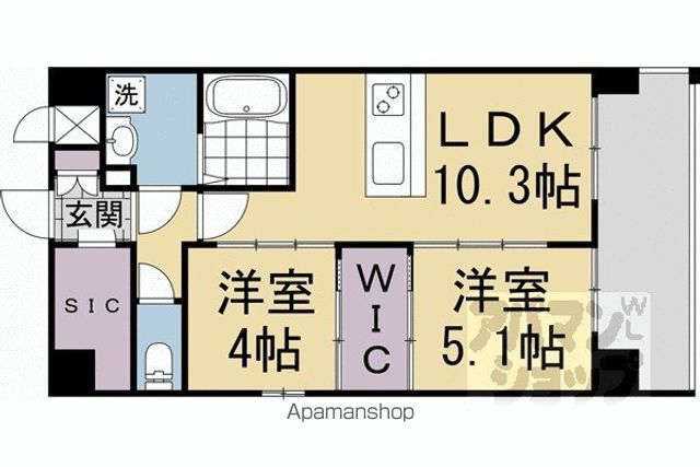 LIVECASA千本今出川の間取り写真