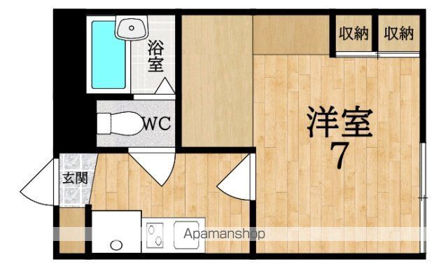 レオパレスシプレ2の間取り写真