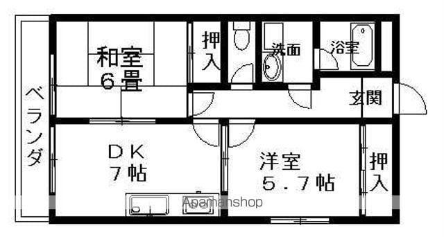 メゾン森の間取り写真