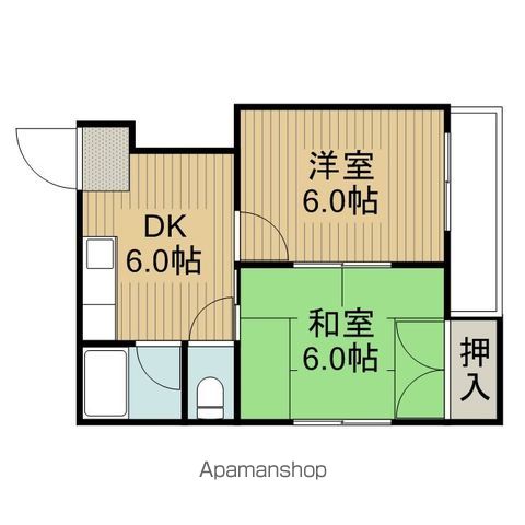 秀和第2ハイツの間取り写真