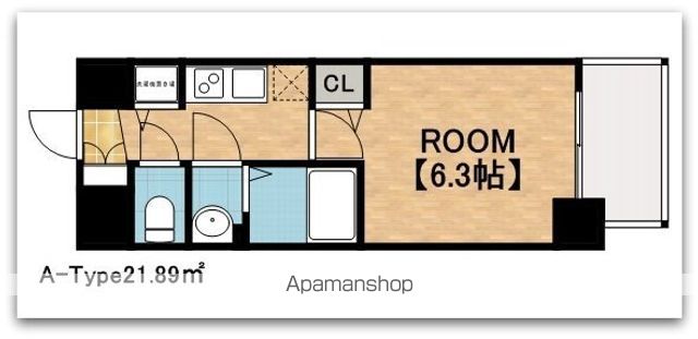 プレサンスOSAKA DOMECITYワンダーの間取り写真