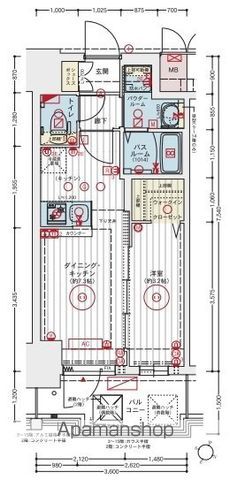 エステムコート新大阪XVIIベイスの間取り写真