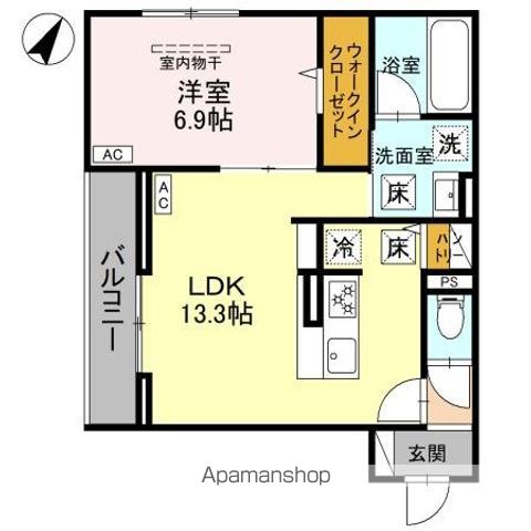 オークヒル上町の間取り写真