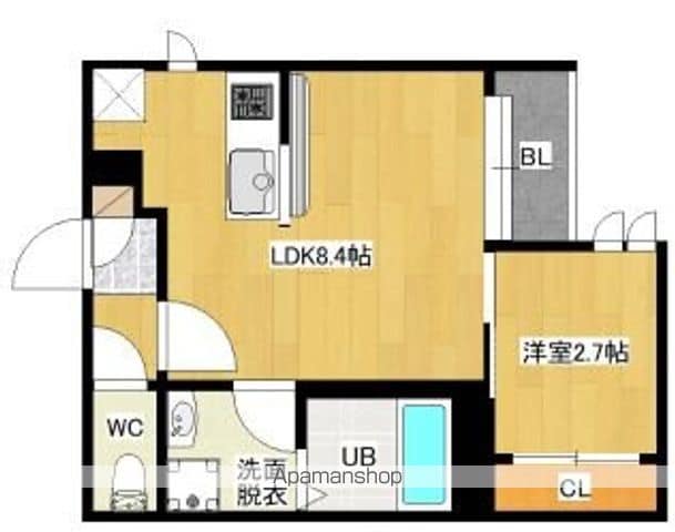 G−SMART和白の間取り写真