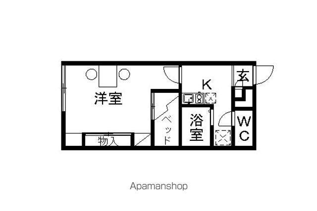 レオパレスドリーミーちのIIの間取り写真