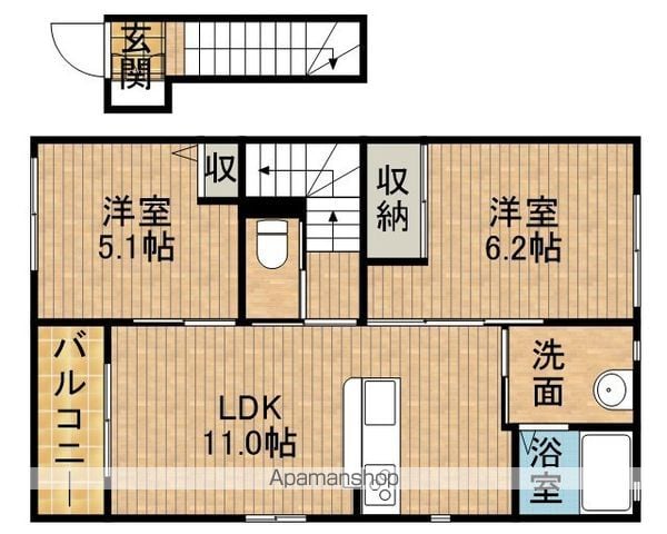 リラフォートAの間取り写真