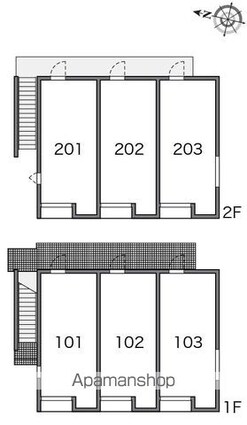 レオネクストフロンティアⅡ[1K/22.48m2]の内装2