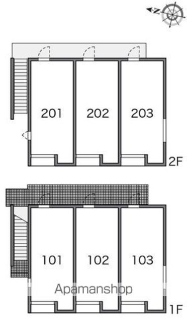 レオネクストフロンティアⅡ[1K/22.48m2]の内装2