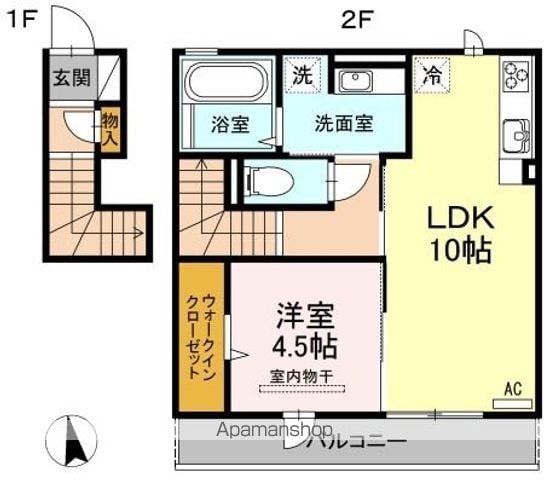 ブラン惣利の間取り写真