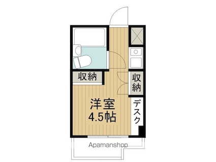 ビュー諏訪湖の森[1R/12.6m2]の間取図