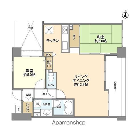 ベイヒルズ鶴見豊岡の間取り写真