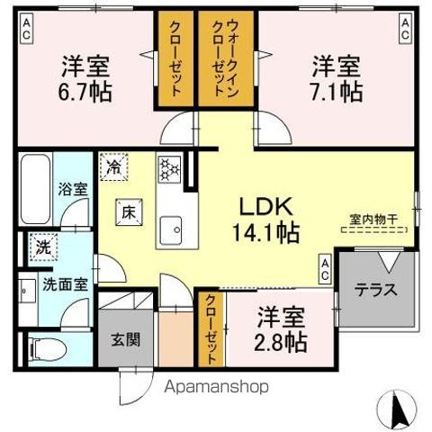 ASSETーCOURT富士見台の間取り写真