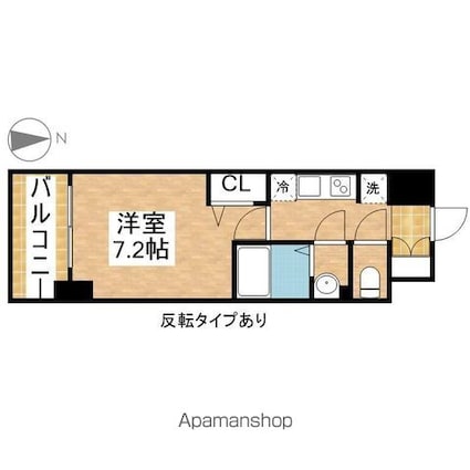 プレサンス上前津エレスタ[1K/23.94m2]の間取図