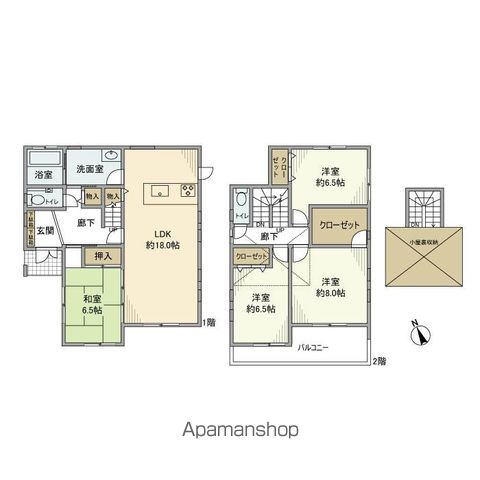 大和田新田戸建の間取り