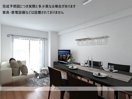 （仮）ＤーＲＯＯＭ木町通一丁目[2LDK/59.89m2]のリビング・居間