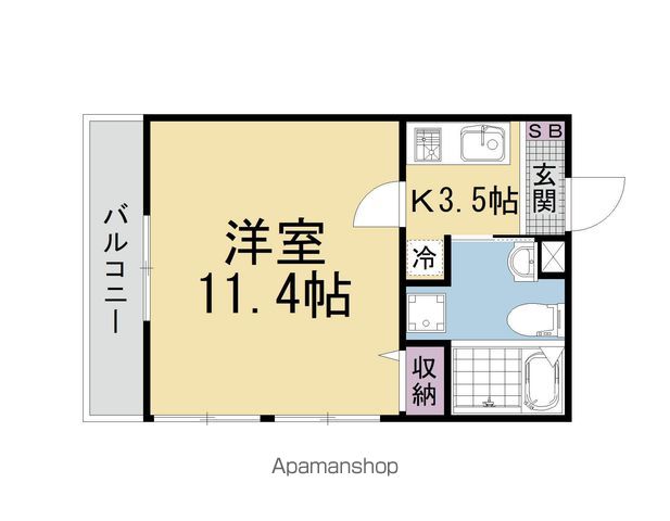 京・LUANAの間取り写真