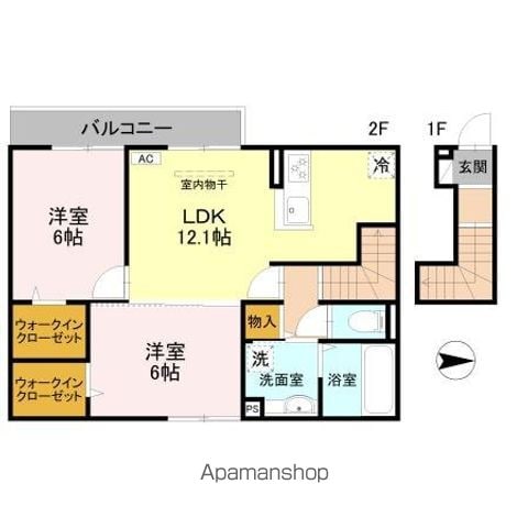 グレイスコート桂の間取り写真